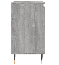 Badschrank Grau Sonoma 58x33x60 cm Holzwerkstoff
