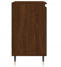 Badschrank Braun Eichen-Optik 58x33x60 cm Holzwerkstoff