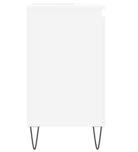 Badezimmerschrank Weiß 58x33x60 cm Holzwerkstoff