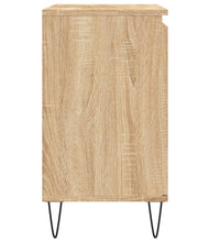 Badschrank Sonoma-Eiche 58x33x60 cm Holzwerkstoff
