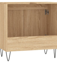 Badschrank Sonoma-Eiche 58x33x60 cm Holzwerkstoff