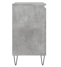 Badschrank Betongrau 58 x 33 x 60 cm Holzwerkstoff