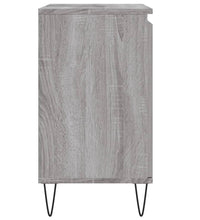 Badschrank Grau Sonoma 58x33x60 cm Holzwerkstoff