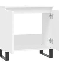 Badezimmerschrank Weiß 58x33x60 cm Holzwerkstoff