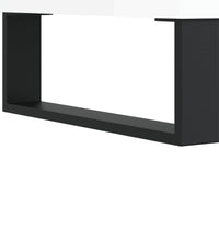 Badschrank Hochglanz-Weiß 58x33x60 cm Holzwerkstoff