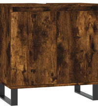 Badschrank Räuchereiche 58x33x60 cm Holzwerkstoff