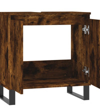 Badschrank Räuchereiche 58x33x60 cm Holzwerkstoff