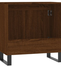 Badschrank Braun Eichen-Optik 58x33x60 cm Holzwerkstoff