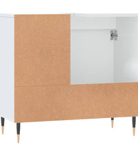 Badschrank Weiß 65x33x60 cm Holzwerkstoff