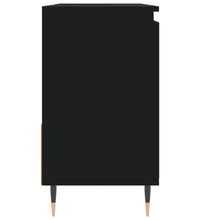Badschrank Schwarz 65x33x60 cm Holzwerkstoff