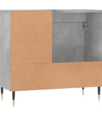 Badschrank Betongrau 65x33x60 cm Holzwerkstoff