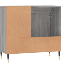Badschrank Grau Sonoma 65x33x60 cm Holzwerkstoff