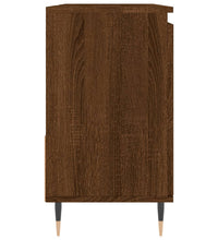 Badschrank Braun Eichen-Optik 65x33x60 cm Holzwerkstoff