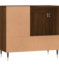 Badschrank Braun Eichen-Optik 65x33x60 cm Holzwerkstoff