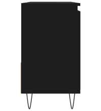 Badschrank Schwarz 65x33x60 cm Holzwerkstoff