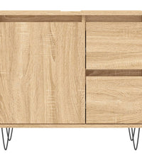 Badschrank Sonoma-Eiche 65x33x60 cm Holzwerkstoff