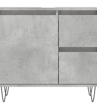 Badschrank Betongrau 65x33x60 cm Holzwerkstoff