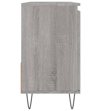 Badschrank Grau Sonoma 65x33x60 cm Holzwerkstoff