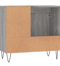 Badschrank Grau Sonoma 65x33x60 cm Holzwerkstoff
