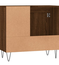 Badschrank Braun Eichen-Optik 65x33x60 cm Holzwerkstoff