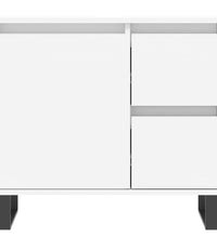 Badschrank Weiß 65x33x60 cm Holzwerkstoff
