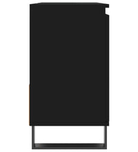 Badschrank Schwarz 65x33x60 cm Holzwerkstoff