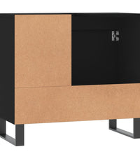 Badschrank Schwarz 65x33x60 cm Holzwerkstoff