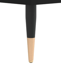 Badschrank Schwarz 80x33x60 cm Holzwerkstoff