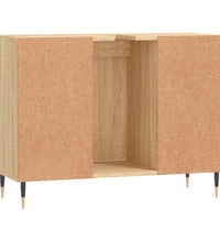 Badschrank Sonoma-Eiche 80x33x60 cm Holzwerkstoff