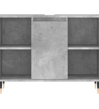 Badschrank Betongrau 80x33x60 cm Holzwerkstoff