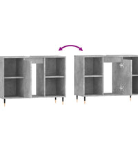 Badschrank Betongrau 80x33x60 cm Holzwerkstoff