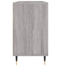 Badschrank Grau Sonoma 80x33x60 cm Holzwerkstoff