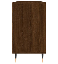 Badschrank Braun Eichen-Optik 80x33x60 cm Holzwerkstoff