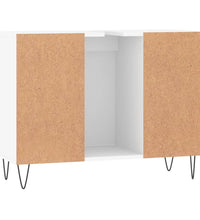 Badschrank Weiß 80x33x60 cm Holzwerkstoff