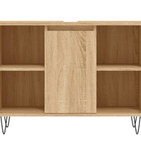 Badschrank Sonoma-Eiche 80x33x60 cm Holzwerkstoff
