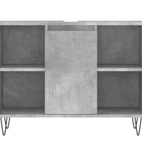 Badschrank Betongrau 80x33x60 cm Holzwerkstoff