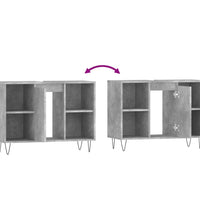 Badschrank Betongrau 80x33x60 cm Holzwerkstoff