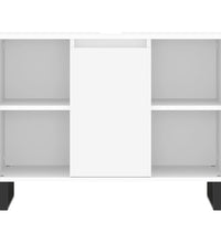 Badschrank Weiß 80x33x60 cm Holzwerkstoff