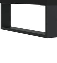 Badschrank Schwarz 80x33x60 cm Holzwerkstoff