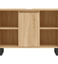 Badschrank Sonoma-Eiche 80x33x60 cm Holzwerkstoff