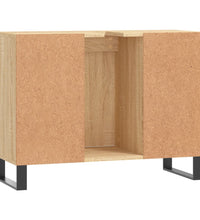 Badschrank Sonoma-Eiche 80x33x60 cm Holzwerkstoff