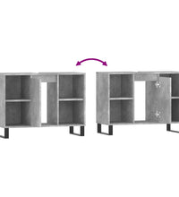 Badschrank Betongrau 80x33x60 cm Holzwerkstoff