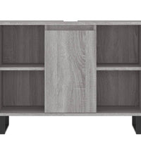 Badschrank Grau Sonoma 80x33x60 cm Holzwerkstoff