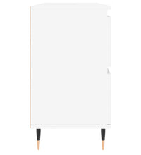 Badschrank Weiß 80x33x60 cm Holzwerkstoff