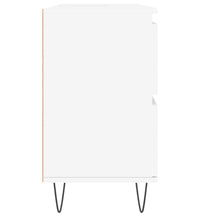 Badschrank Weiß 80x33x60 cm Holzwerkstoff