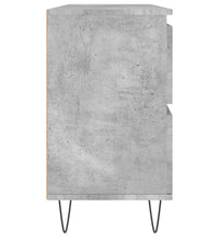 Badschrank Betongrau 80x33x60 cm Holzwerkstoff