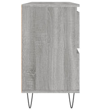 Badschrank Grau Sonoma 80x33x60 cm Holzwerkstoff
