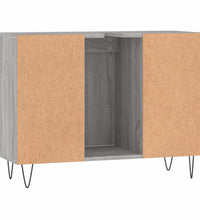 Badschrank Grau Sonoma 80x33x60 cm Holzwerkstoff