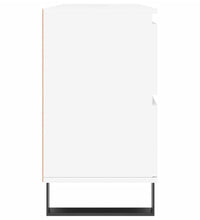 Badschrank Weiß 80x33x60 cm Holzwerkstoff