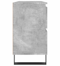Badschrank Betongrau 80x33x60 cm Holzwerkstoff